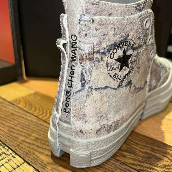 New Men Converse Chuck 70 - 2 in 1 x Feng Chen Wang 171838c Grey Shoes Sneakers - Picture 4 of 7